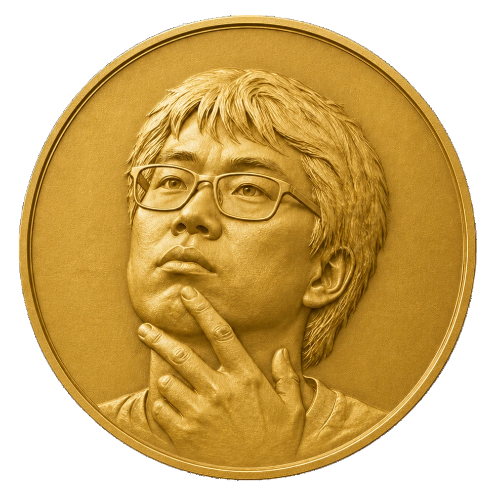 Front design of the Best PhD Student Award medal.