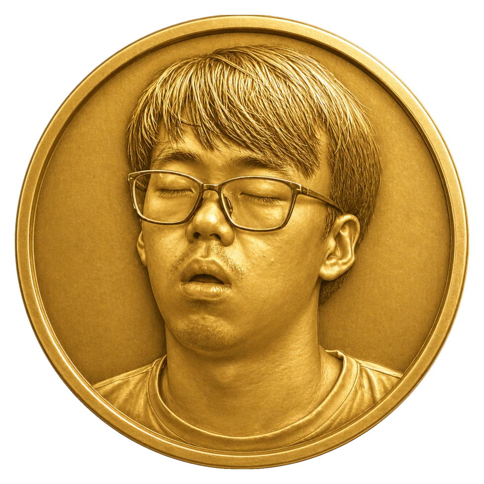 Front design of the Moyu Award medal.